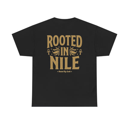 Rooted in Nile T-Shirt — Egyptian Ankh Plant Vibe Tee