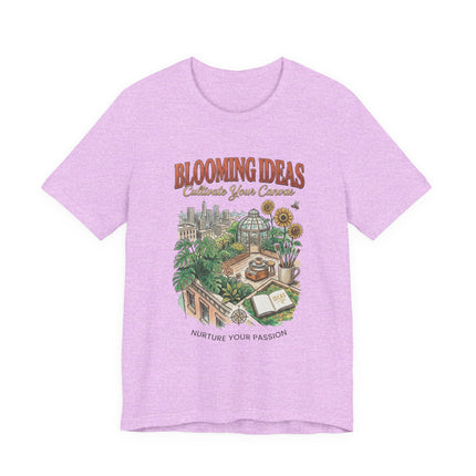Blooming Ideas Garden Tee — "Cultivate Your Canvas" Graphic T-Shirt