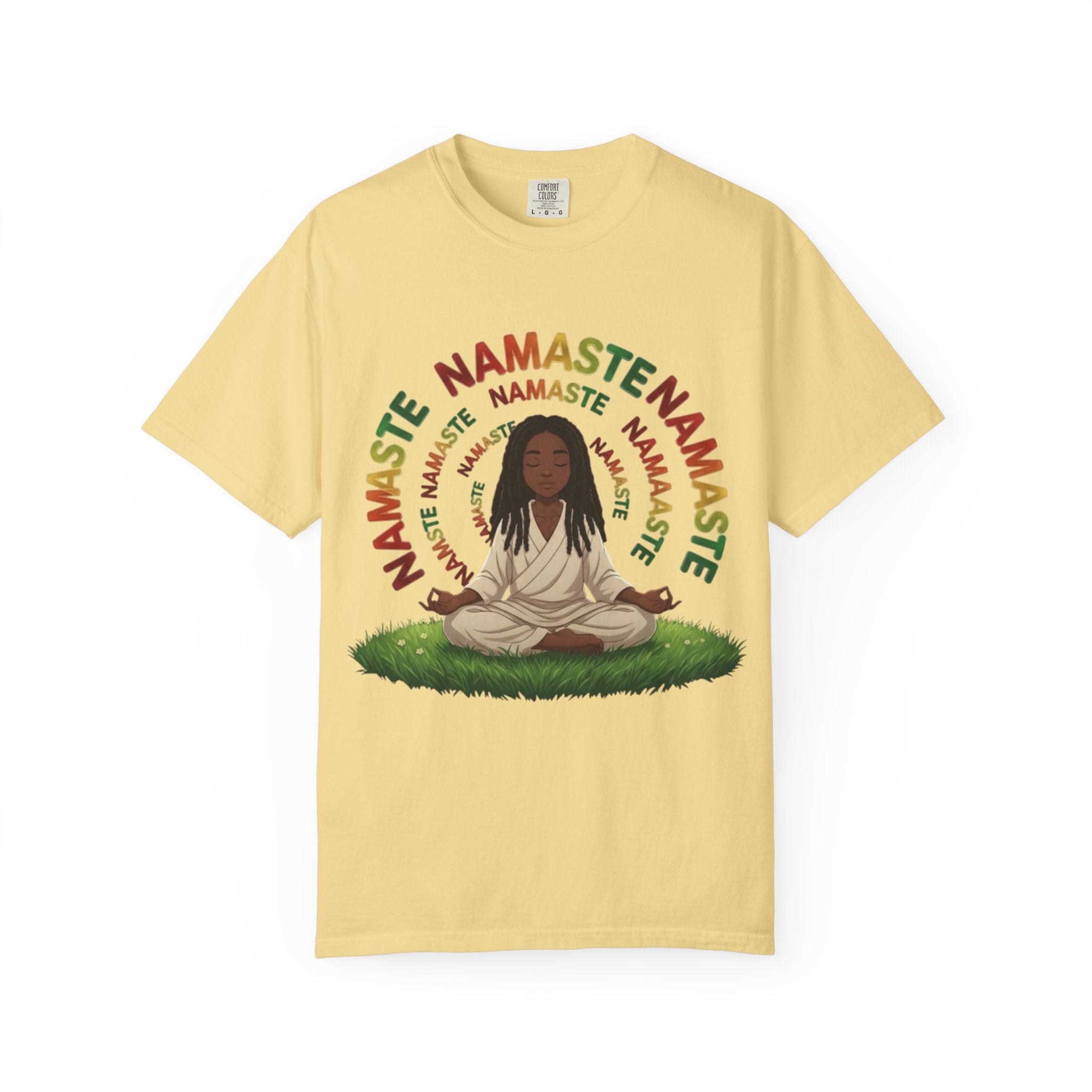 Namaste Meditation T-Shirt — Peaceful Yoga Graphic Tee