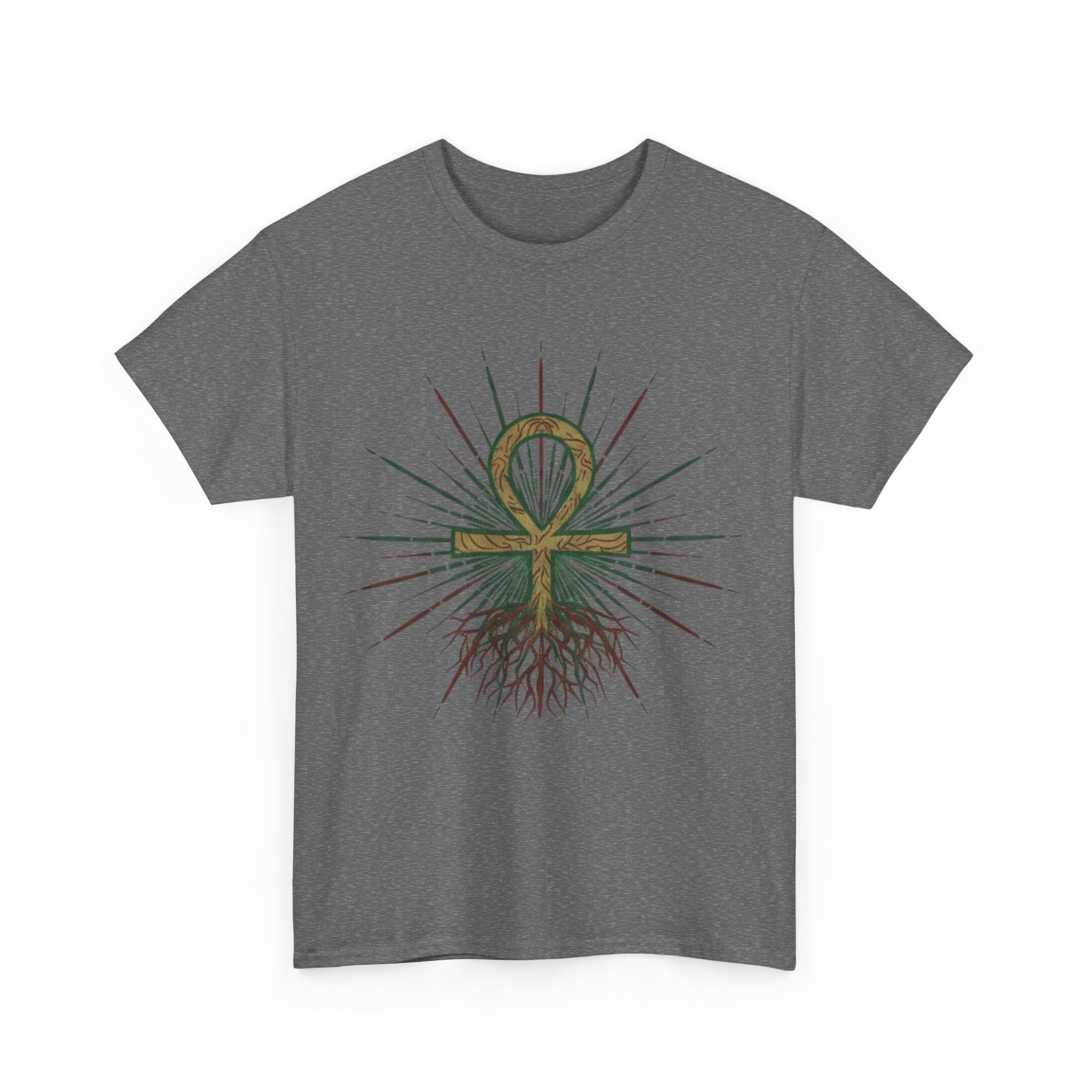 Root Chakra Grounded Ankh T-Shirt (Unisex)