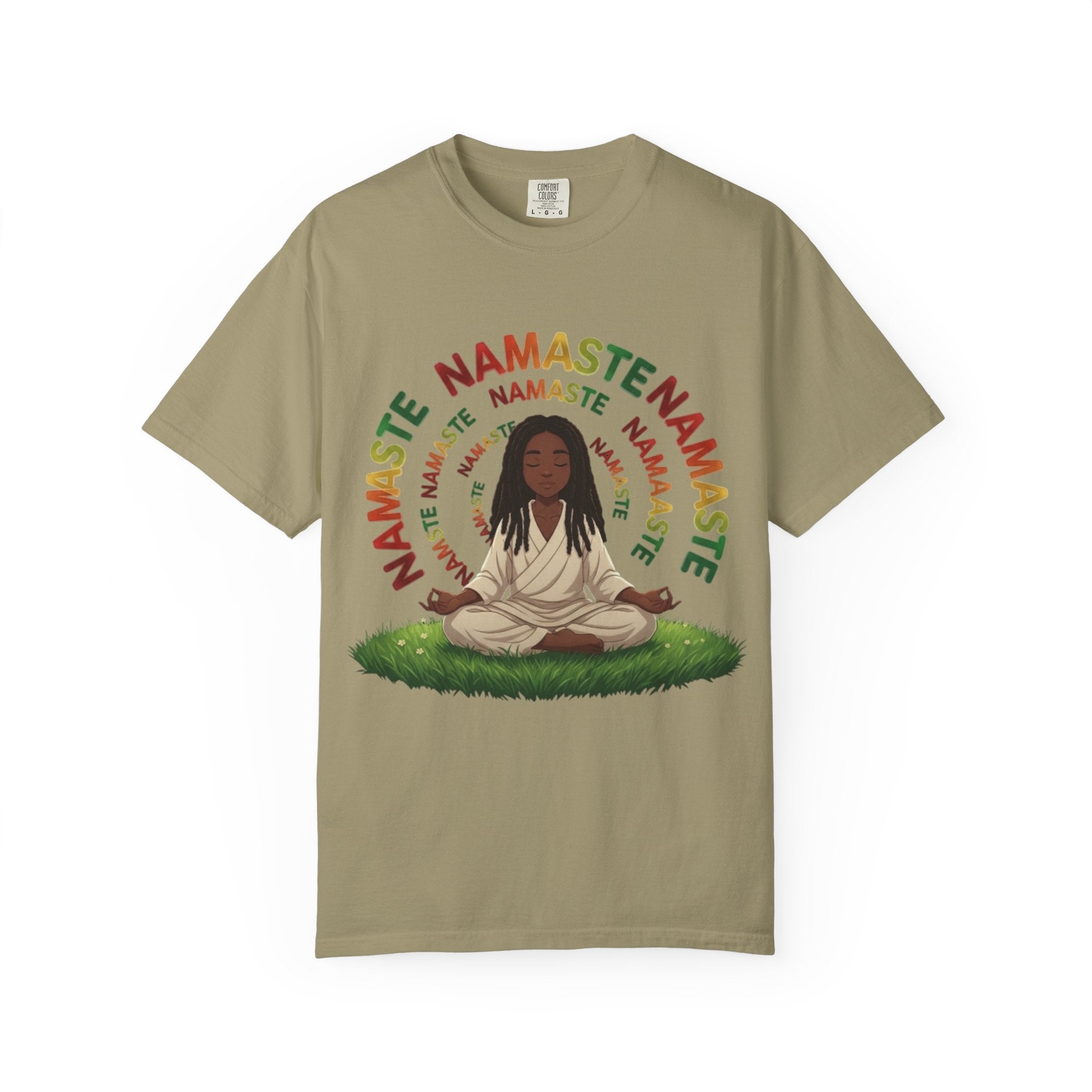 Namaste Meditation T-Shirt — Peaceful Yoga Graphic Tee