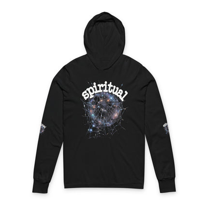 Celestial spiritual Hooded Long Sleeve Tee