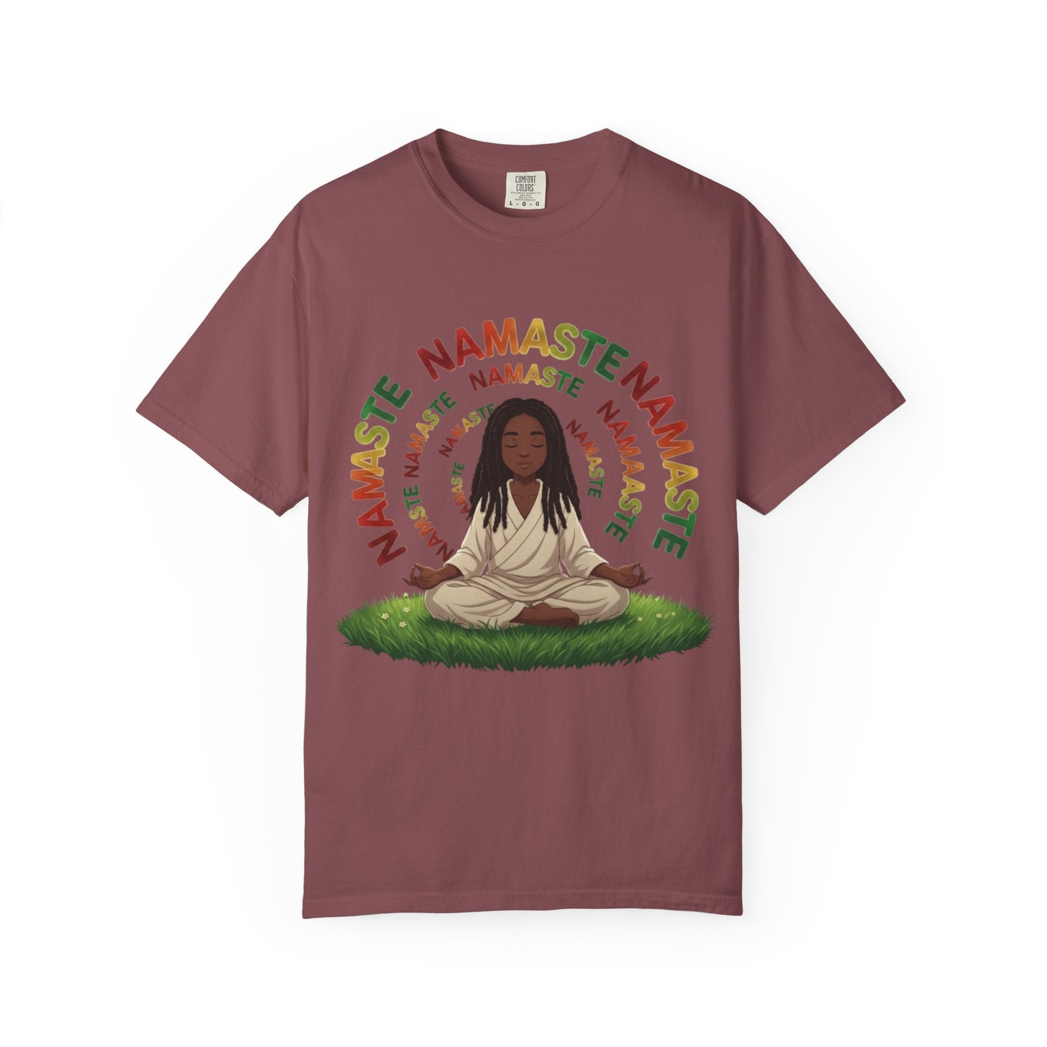 Namaste Meditation T-Shirt — Peaceful Yoga Graphic Tee