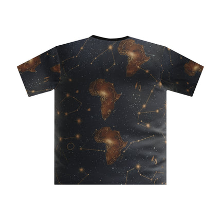 Cosmic Graphic Streetwear All-Over Compression Shirt #3