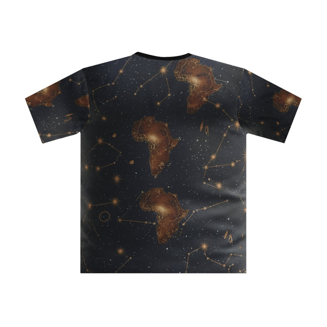 Cosmic Graphic Streetwear All-Over Compression Shirt #3