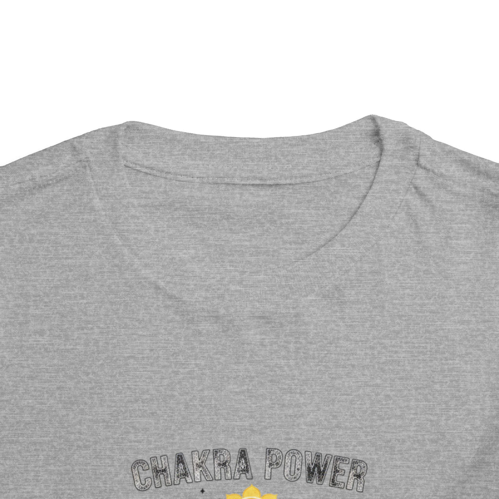 Chakra Power Toddler Tee — Colorful Kids Chakra Energy Shirt