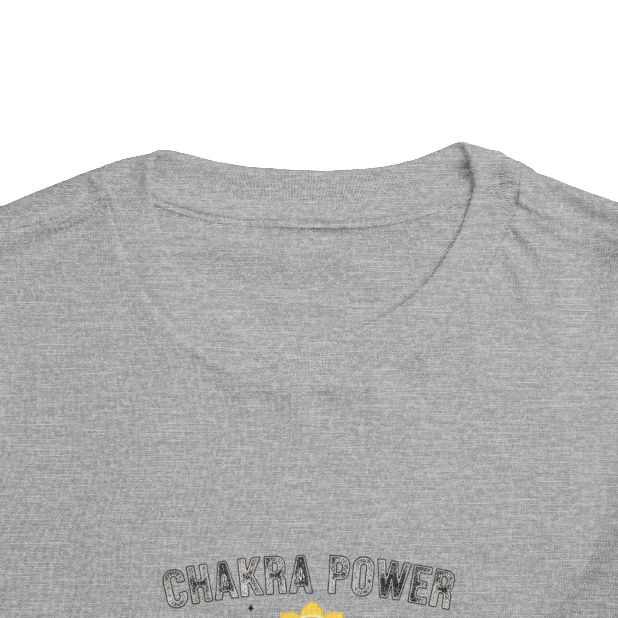 Chakra Power Toddler Tee — Colorful Kids Chakra Energy Shirt