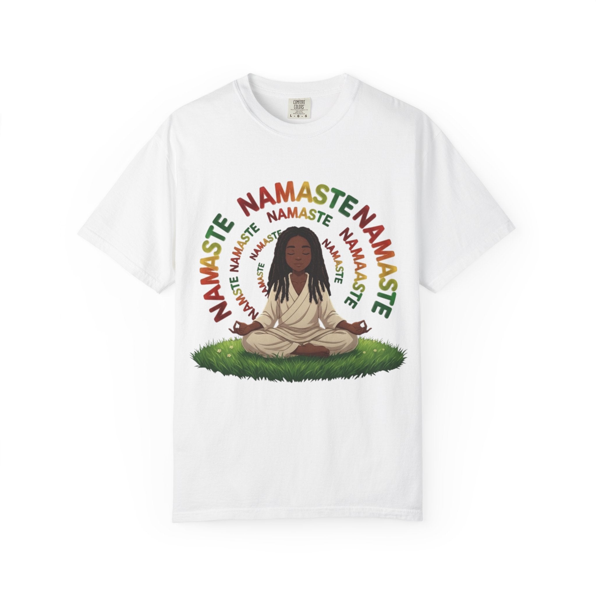 Namaste Meditation T-Shirt — Peaceful Yoga Graphic Tee