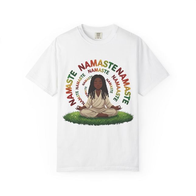 Namaste Meditation T-Shirt — Peaceful Yoga Graphic Tee