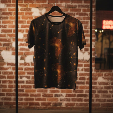 Cosmic Graphic Streetwear All-Over Compression Shirt #3