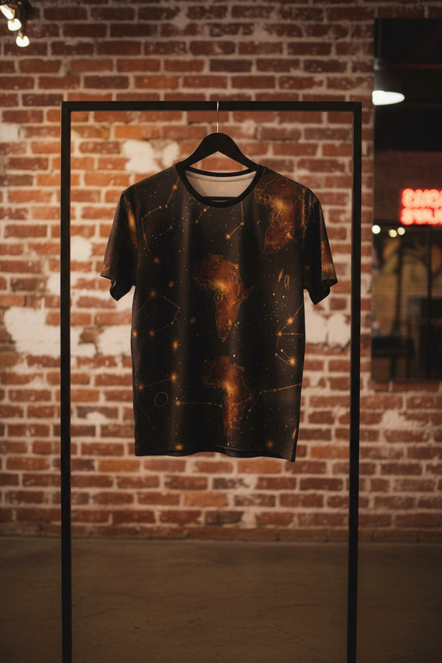 Cosmic Graphic Streetwear All-Over Compression Shirt #3