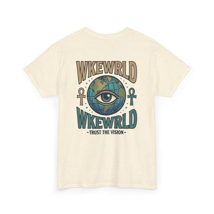WKEWRLD Graphic Tee — Eye Over Globe "Trust The Vision" Shirt