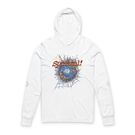 Copper Celestial spiritual Hooded Long Sleeve Tee