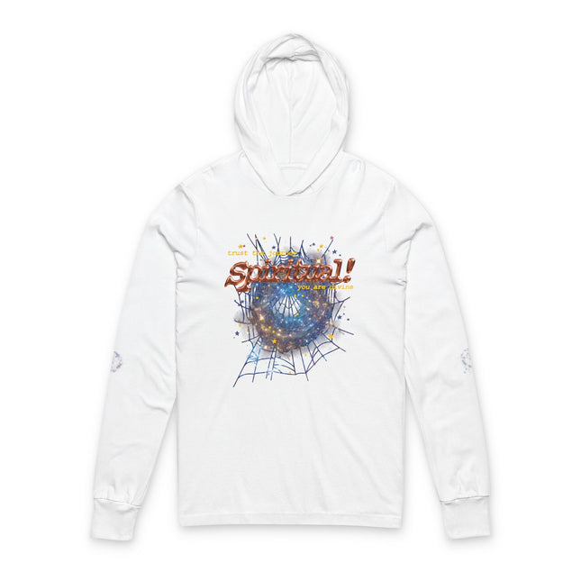 Copper Celestial spiritual Hooded Long Sleeve Tee
