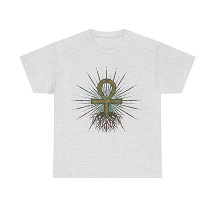 Root Chakra Grounded Ankh T-Shirt (Unisex)