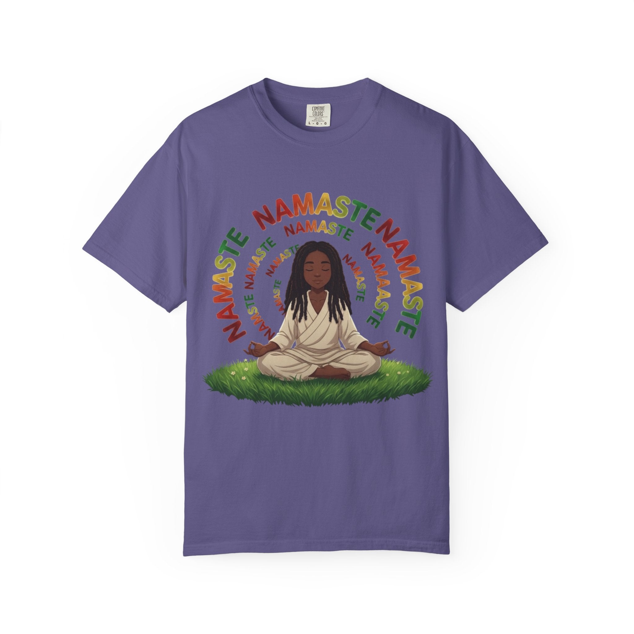 Namaste Meditation T-Shirt — Peaceful Yoga Graphic Tee