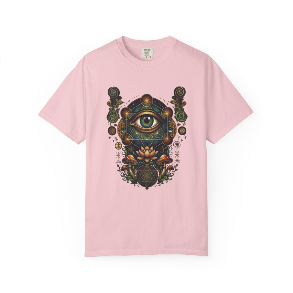 Geometric Eye Themed T-Shirt