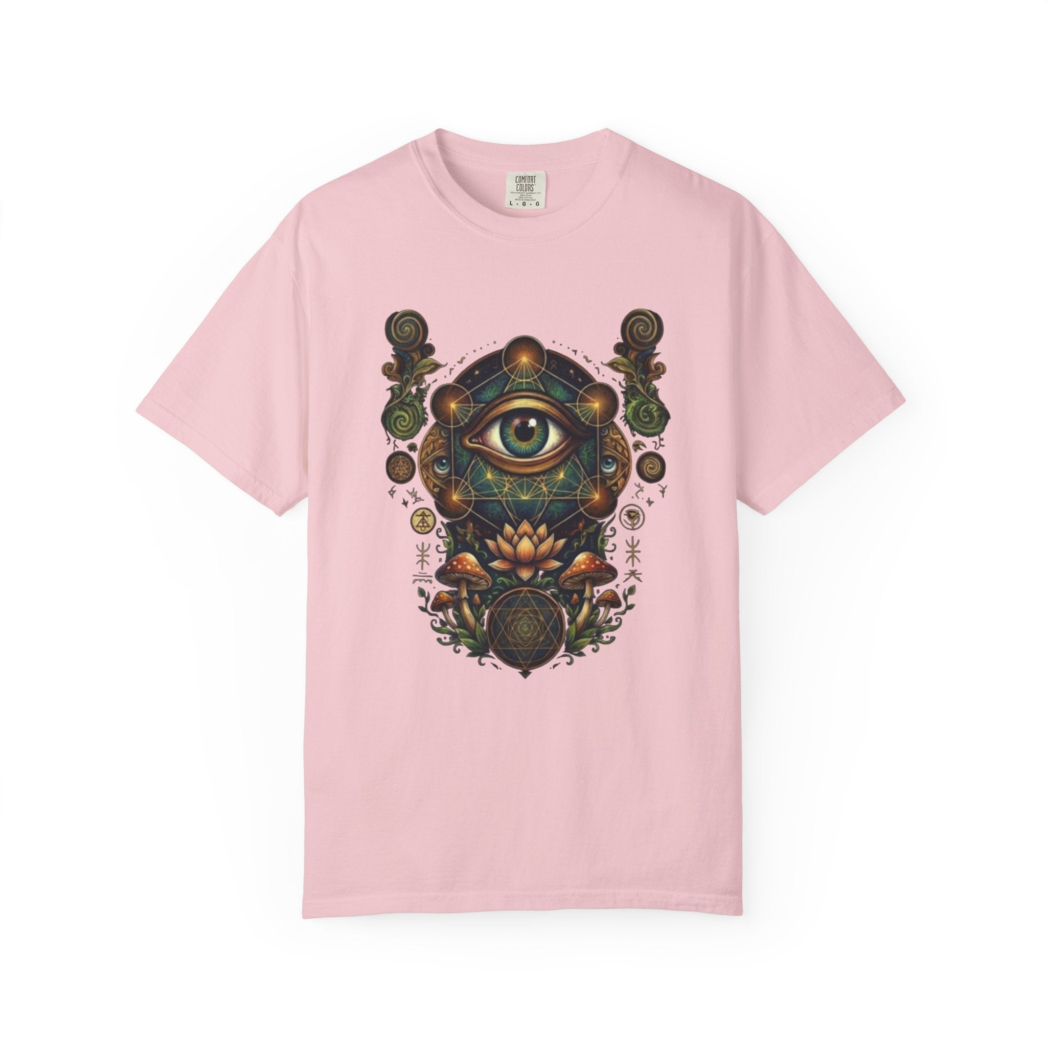 Geometric Eye Themed T-Shirt
