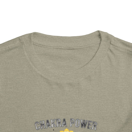 Chakra Power Toddler Tee — Colorful Kids Chakra Energy Shirt