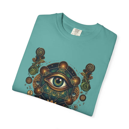Geometric Eye Themed T-Shirt