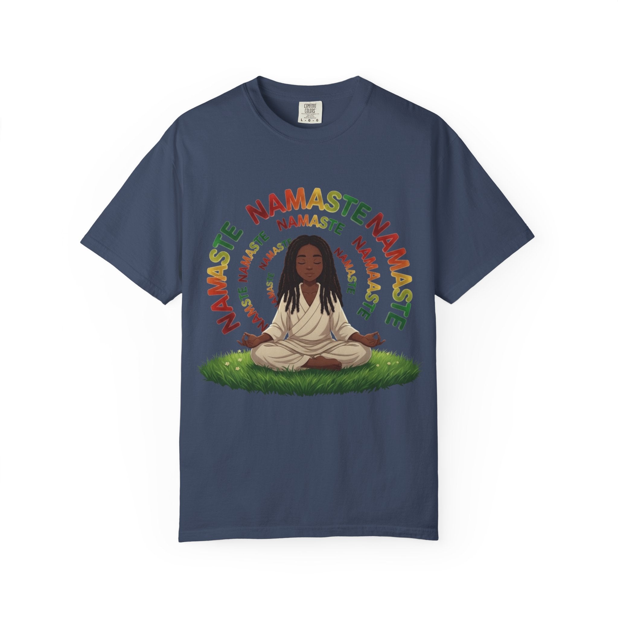 Namaste Meditation T-Shirt — Peaceful Yoga Graphic Tee