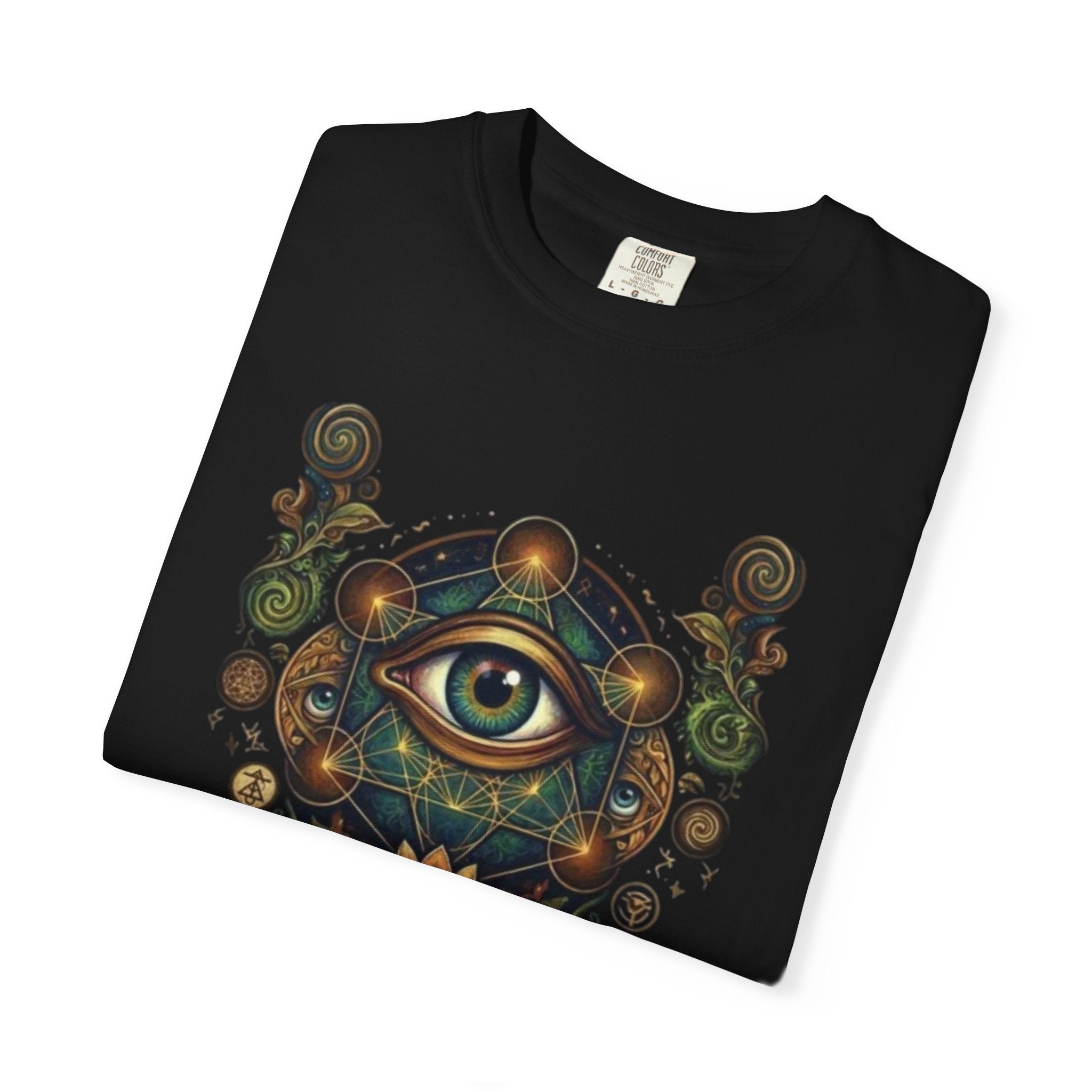 Geometric Eye Themed T-Shirt