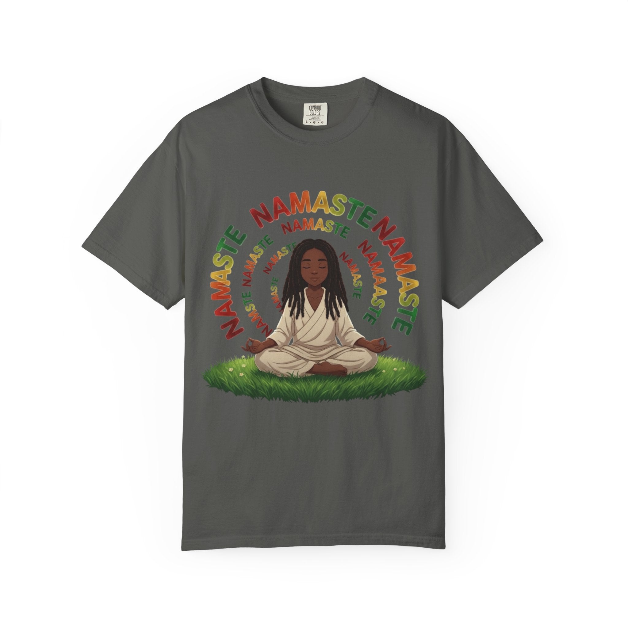 Namaste Meditation T-Shirt — Peaceful Yoga Graphic Tee