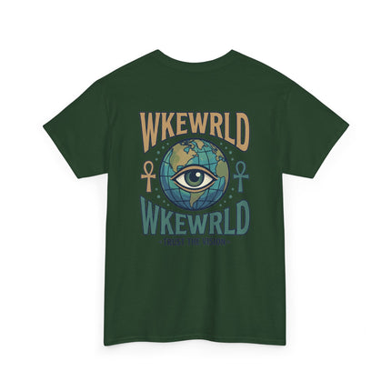 WKEWRLD Graphic Tee — Eye Over Globe "Trust The Vision" Shirt