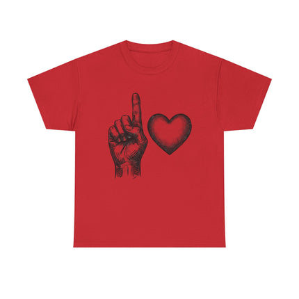 "1 love" Graphic T-Shirt