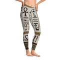 Egyptian print Leggings — Vintage Egyptian Art All-Over Print