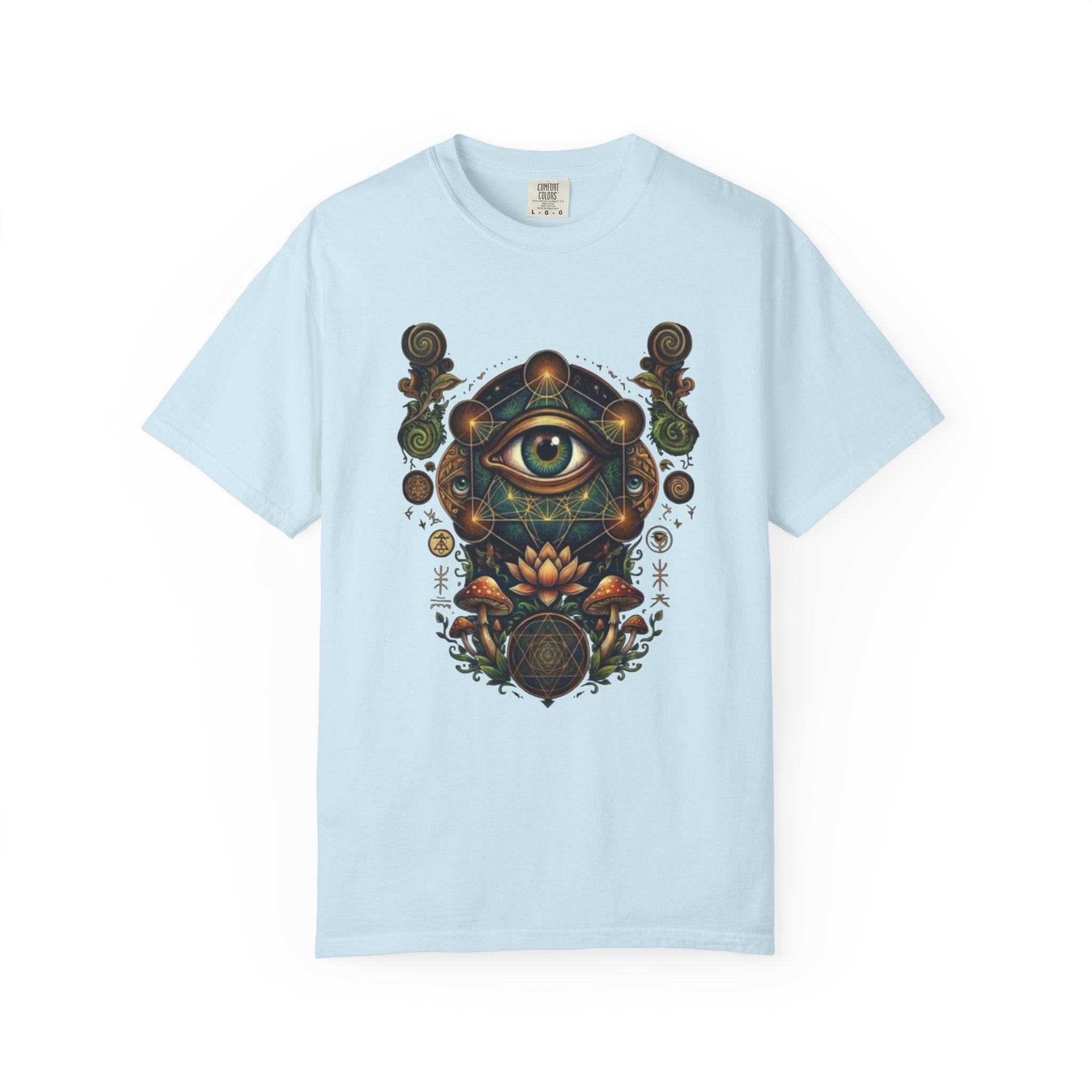 Geometric Eye Themed T-Shirt