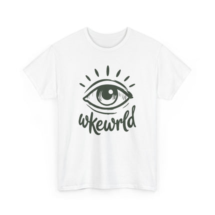 Eye Graphic Tee — 'Woke World' Retro Eye Illustration T‑Shirt