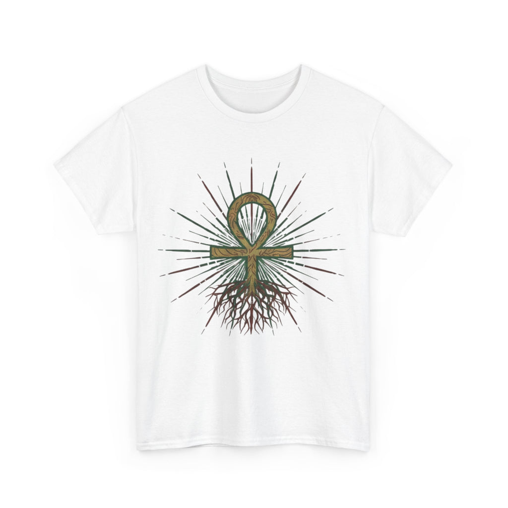 Root Chakra Grounded Ankh T-Shirt (Unisex)