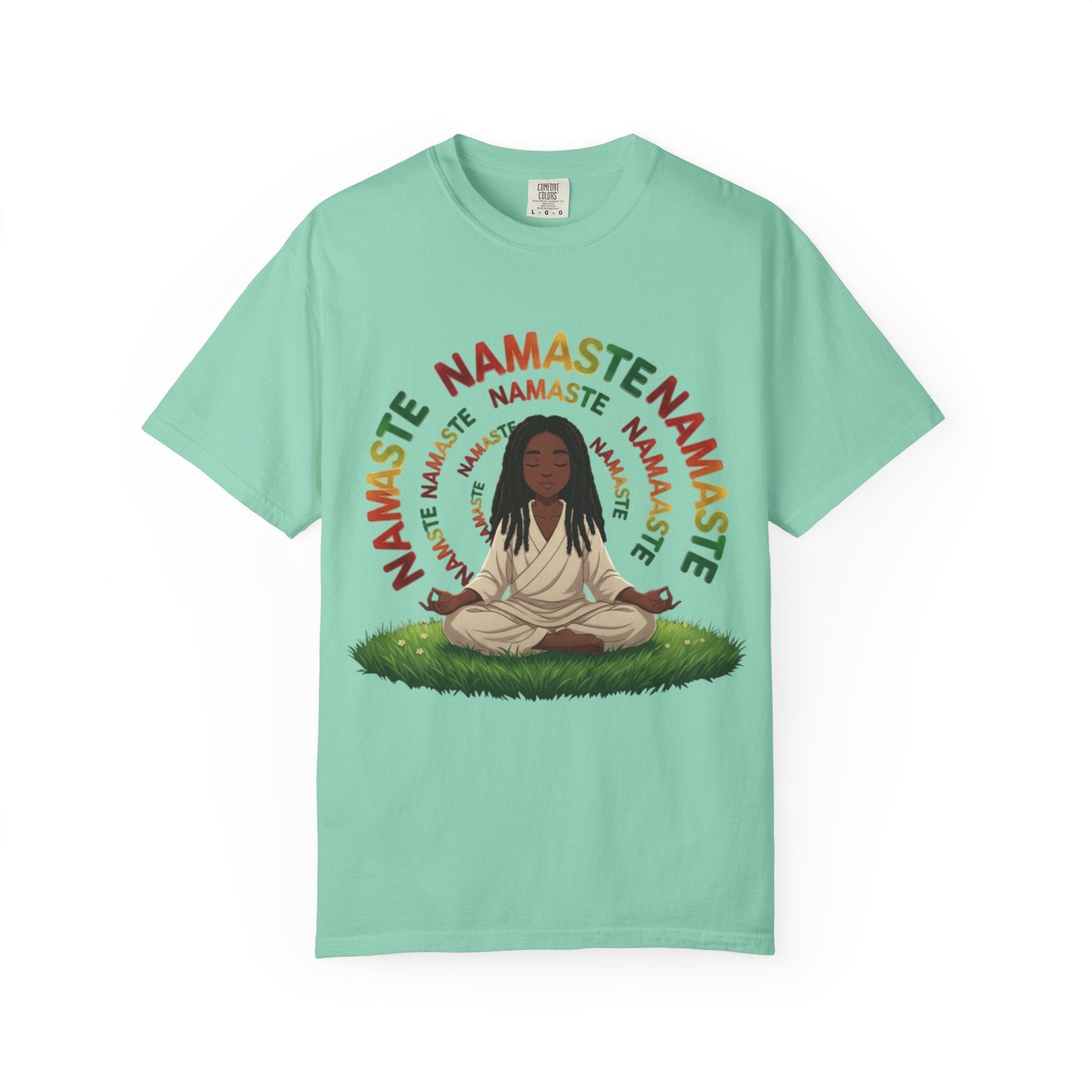 Namaste Meditation T-Shirt — Peaceful Yoga Graphic Tee