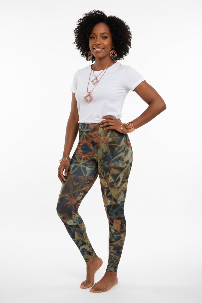 Awakened Sacred Geometry All-Over Leggings #1