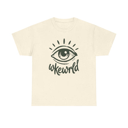 Eye Graphic Tee — 'Woke World' Retro Eye Illustration T‑Shirt