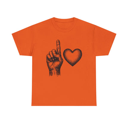 "1 love" Graphic T-Shirt
