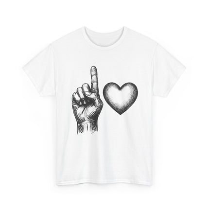 "1 love" Graphic T-Shirt