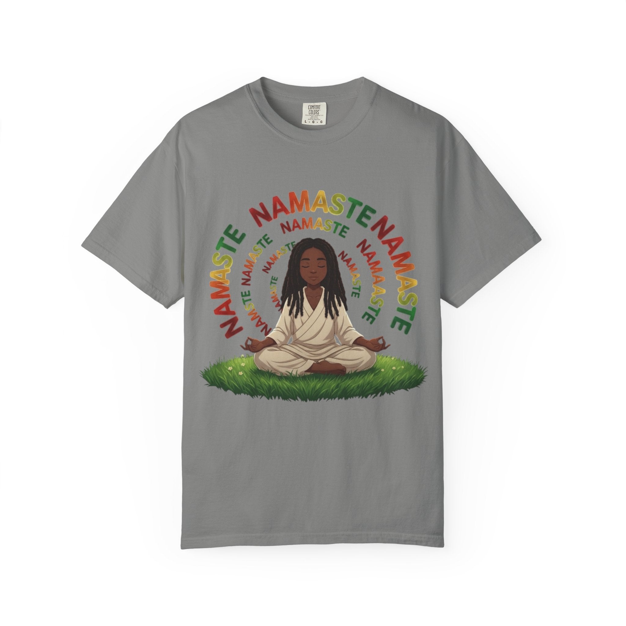 Namaste Meditation T-Shirt — Peaceful Yoga Graphic Tee