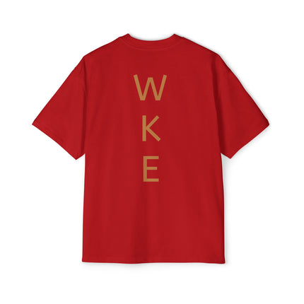 Wkewrld jersey Themed Oversized Tee — Graphic Money Face Men's Shirt