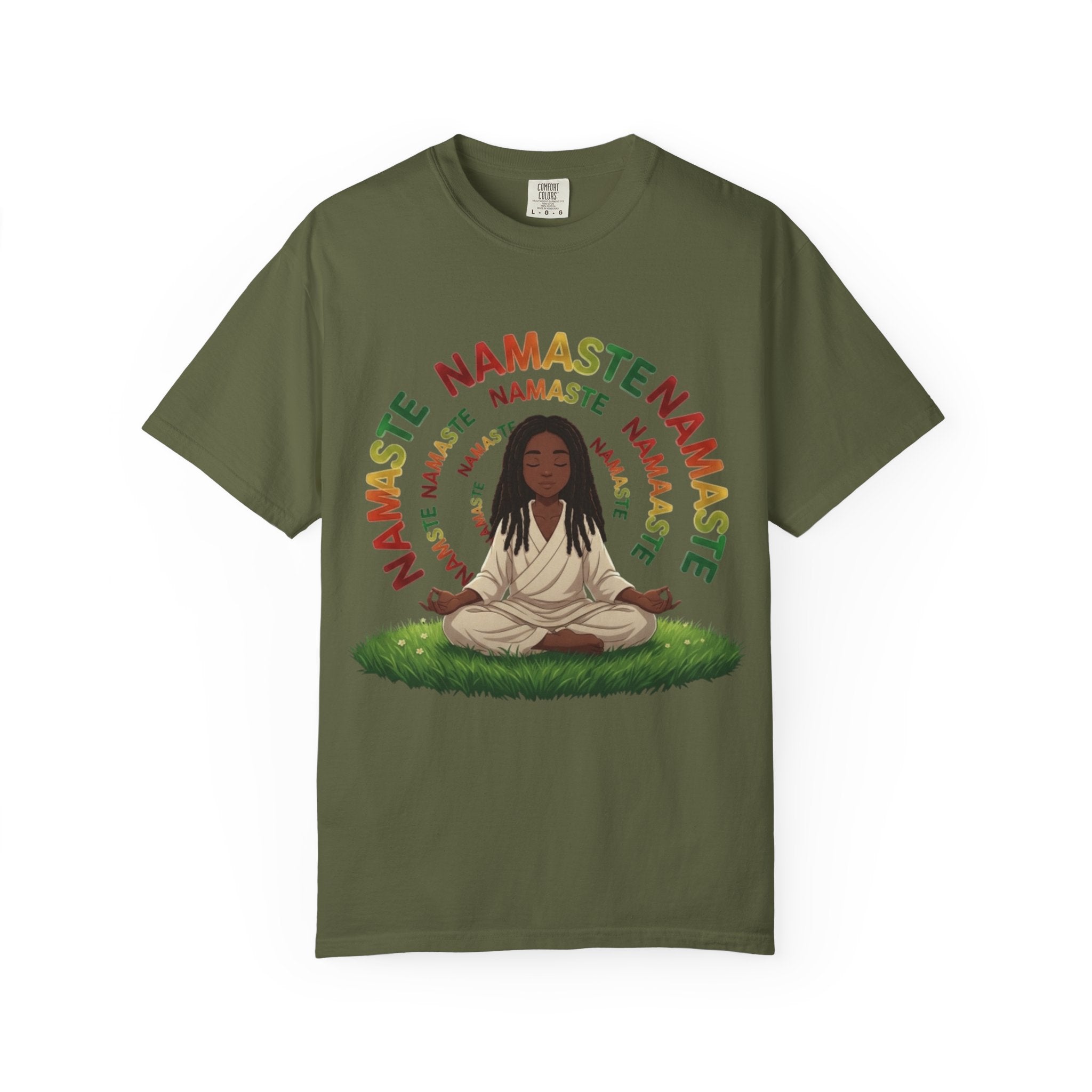Namaste Meditation T-Shirt — Peaceful Yoga Graphic Tee