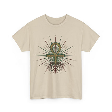 Root Chakra Grounded Ankh T-Shirt (Unisex)