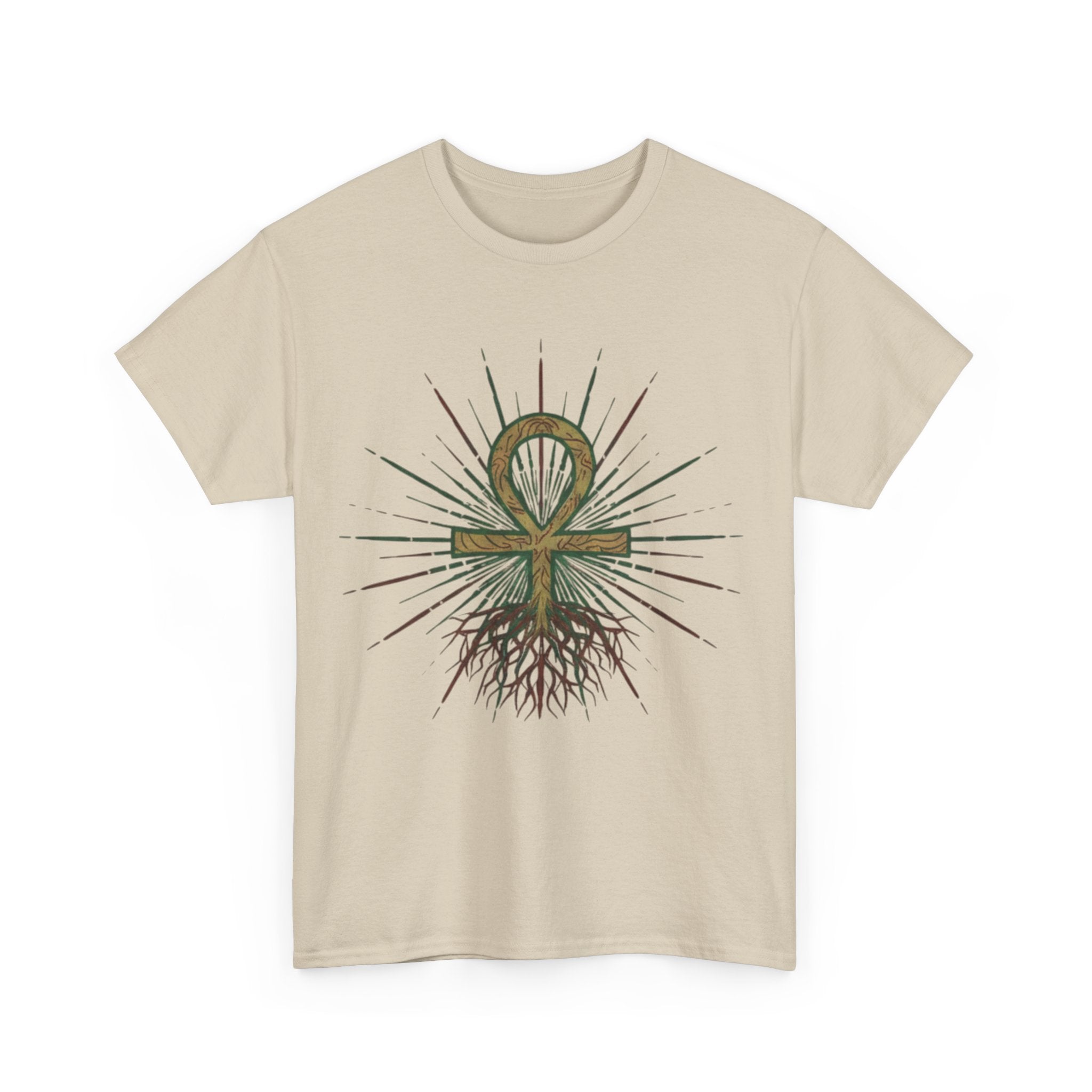 Root Chakra Grounded Ankh T-Shirt (Unisex)