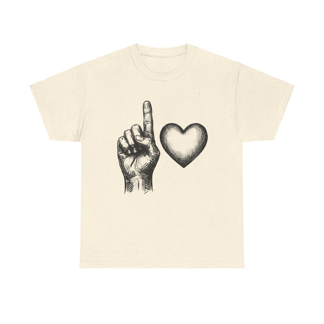 "1 love" Graphic T-Shirt