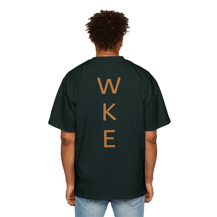 Wkewrld jersey Themed Oversized Tee — Graphic Money Face Men's Shirt