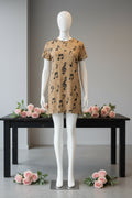 Music note Print T-Shirt Dress