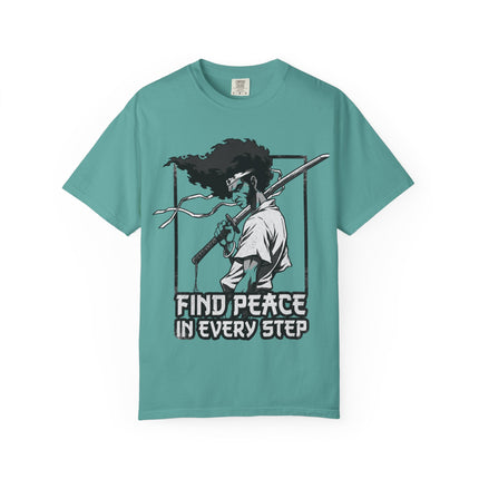 Afro samurai peace T-shirt