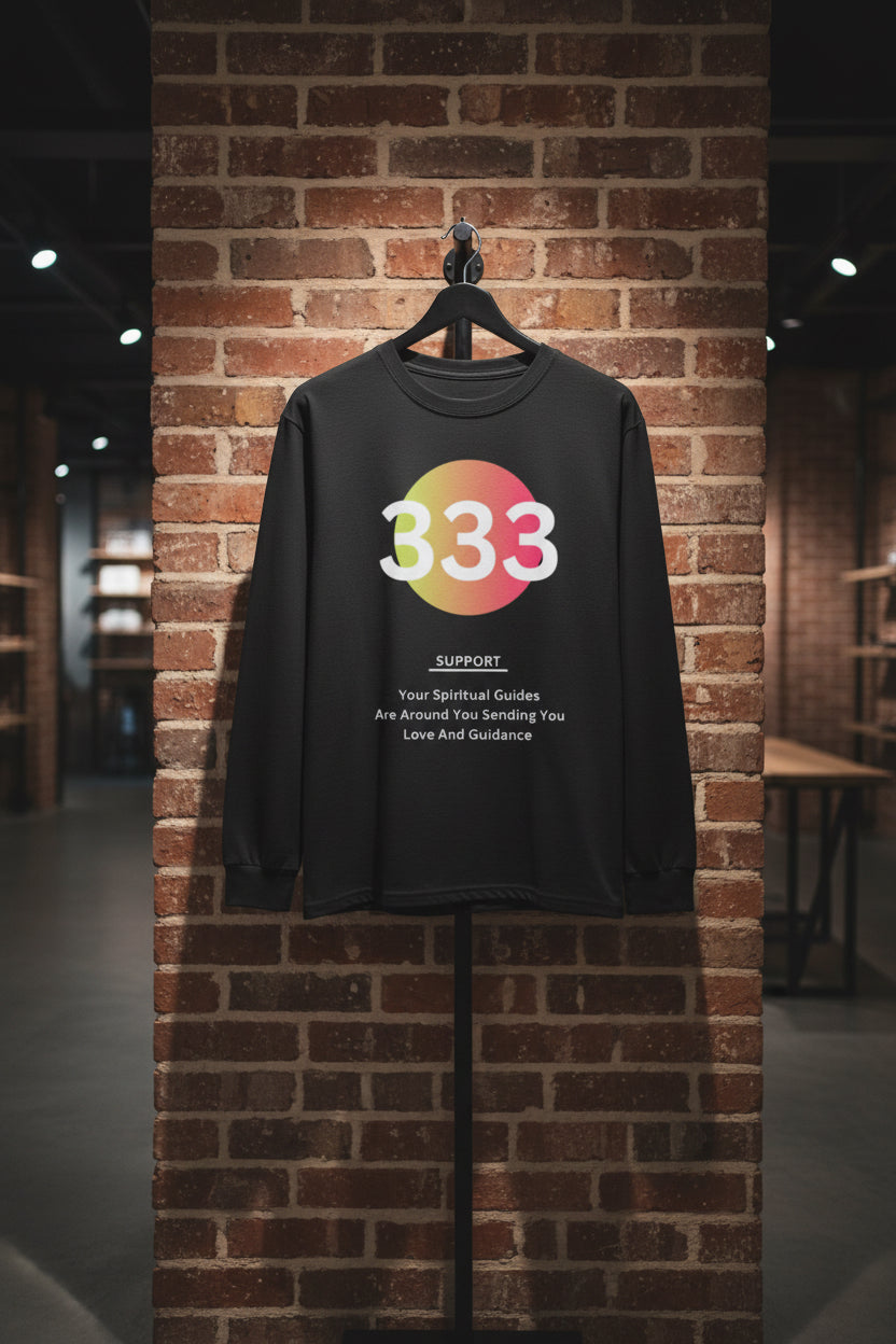 # 333 Angel Number Long Sleeve T shirt