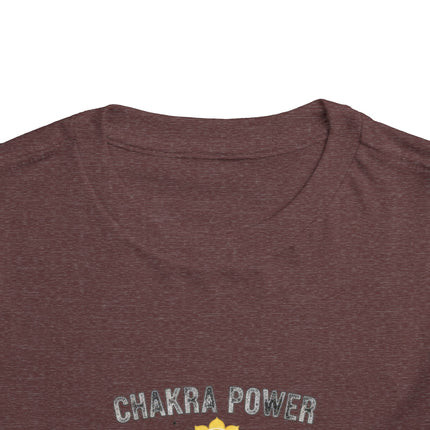 Chakra Power Toddler Tee — Colorful Kids Chakra Energy Shirt