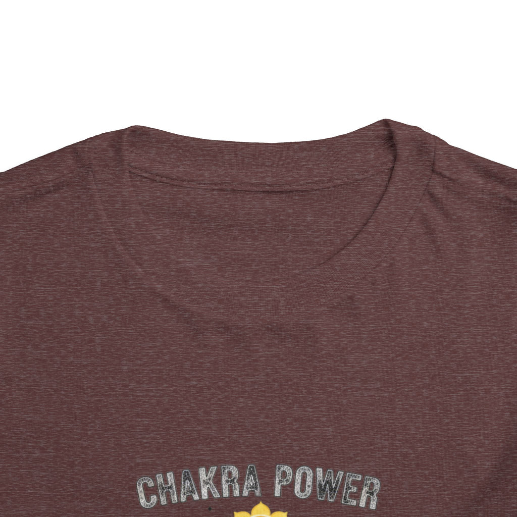 Chakra Power Toddler Tee — Colorful Kids Chakra Energy Shirt
